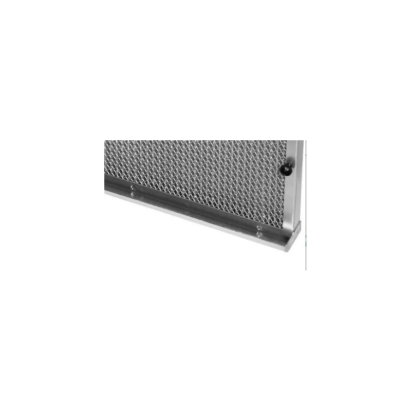 Metall-Fettfilter flach 500x400x25 mit Wanne für Gastro